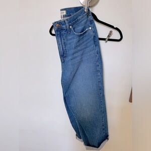 Madewell The Perfect Vintage Wide Leg Crop Jean